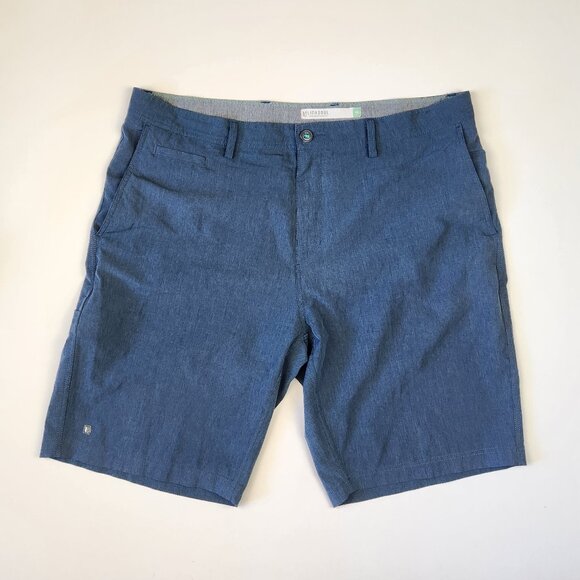 LINKSOUL Men's Navy Blue Boardwalker Hybrid Performance Shorts sz 40 - Picture 1 of 10